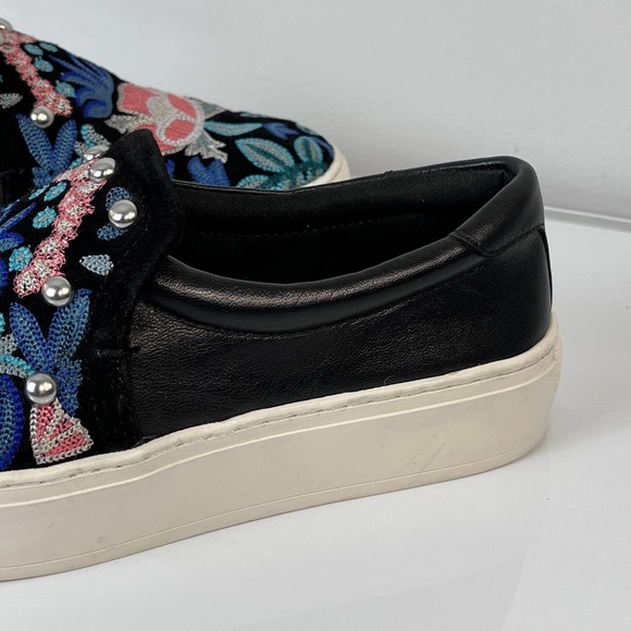 Rebecca Minkoff Noelle Embellished Slip On Sneakers Size 5.5 - Picture 3 of 10